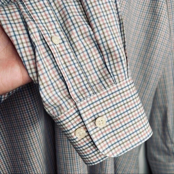 Peter Millar Men’s Cotton Button Down Shirt Size Large - Picture 5 of 8
